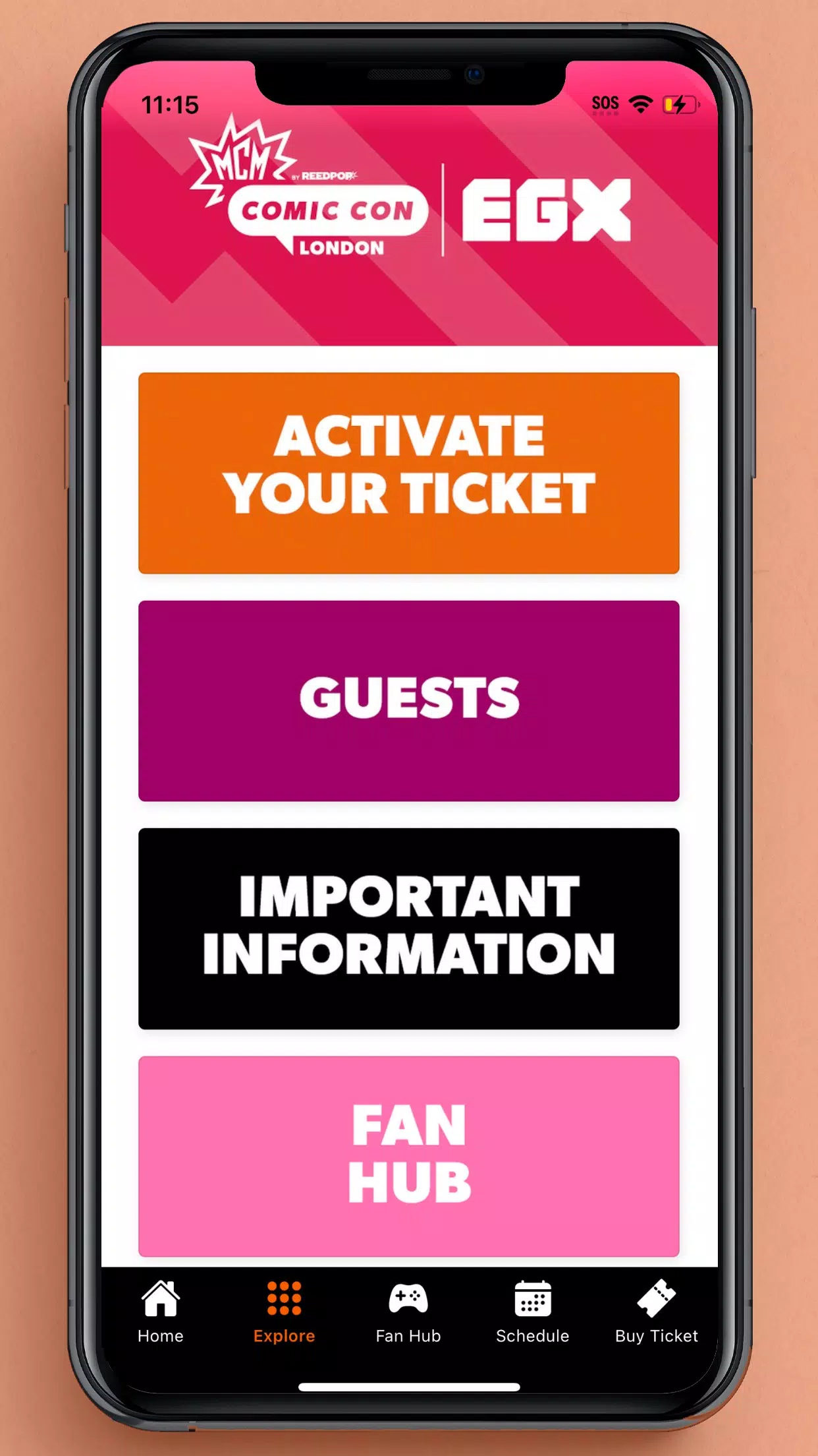 MCM Comic Con X EGX London Schermafbeelding 2