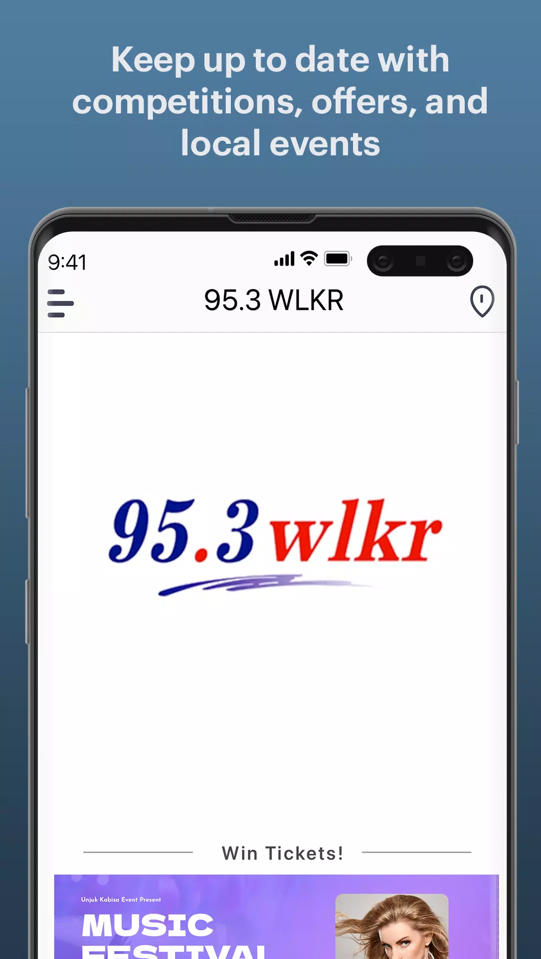 95.3 WLKR ဖန်သားပြင်ဓာတ်ပုံ 2