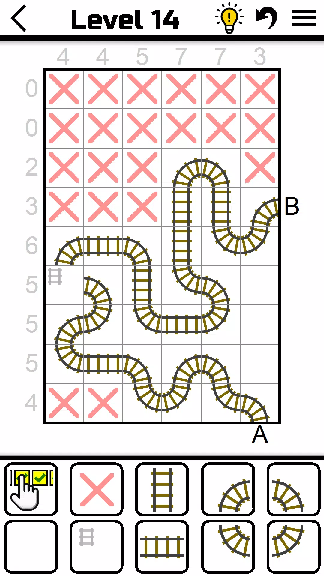 Schermata Train Tracks Puzzle 1