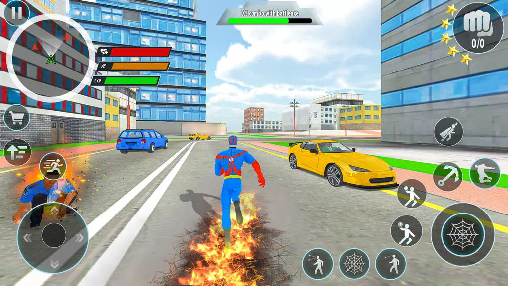 Police Robot Rope Hero Game 3d应用截图第0张