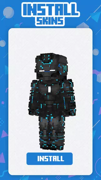 Neon Squad Skin Minecraft Captura de pantalla 3