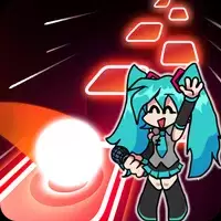 FNF Miku Mod - Beat Hop Tiles