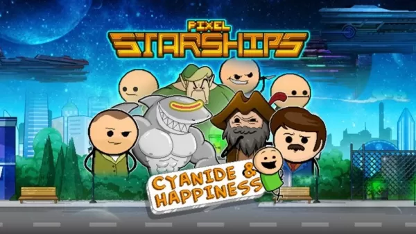 Pixel Starships揭示了氰化和幸福的claps collaps：新角色，古怪的幽默