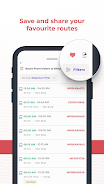 Unreserved: Bus Timetable App Zrzut ekranu 3
