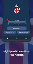 VPN UK: Fast VPN with Adblock Captura de tela 3