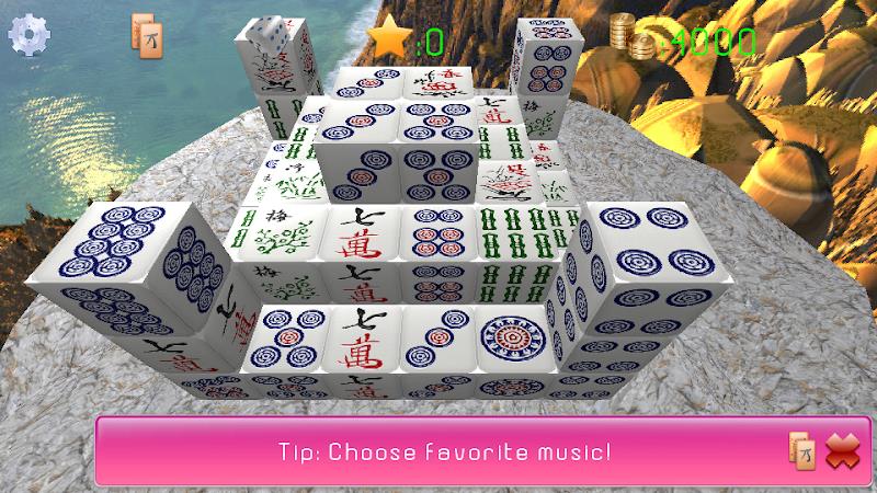 Mahjong Cubic 3D ဖန်သားပြင်ဓာတ်ပုံ 1