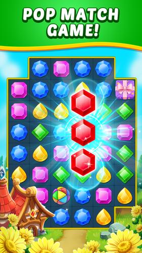 Jewel Hunter - 3-Gewinnt-Spiel Screenshot 0