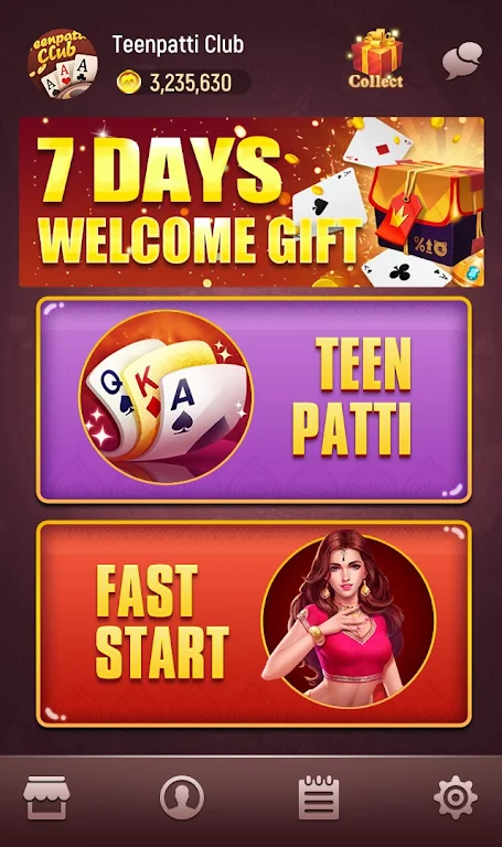 Teenpatti Club ဖန်သားပြင်ဓာတ်ပုံ 0