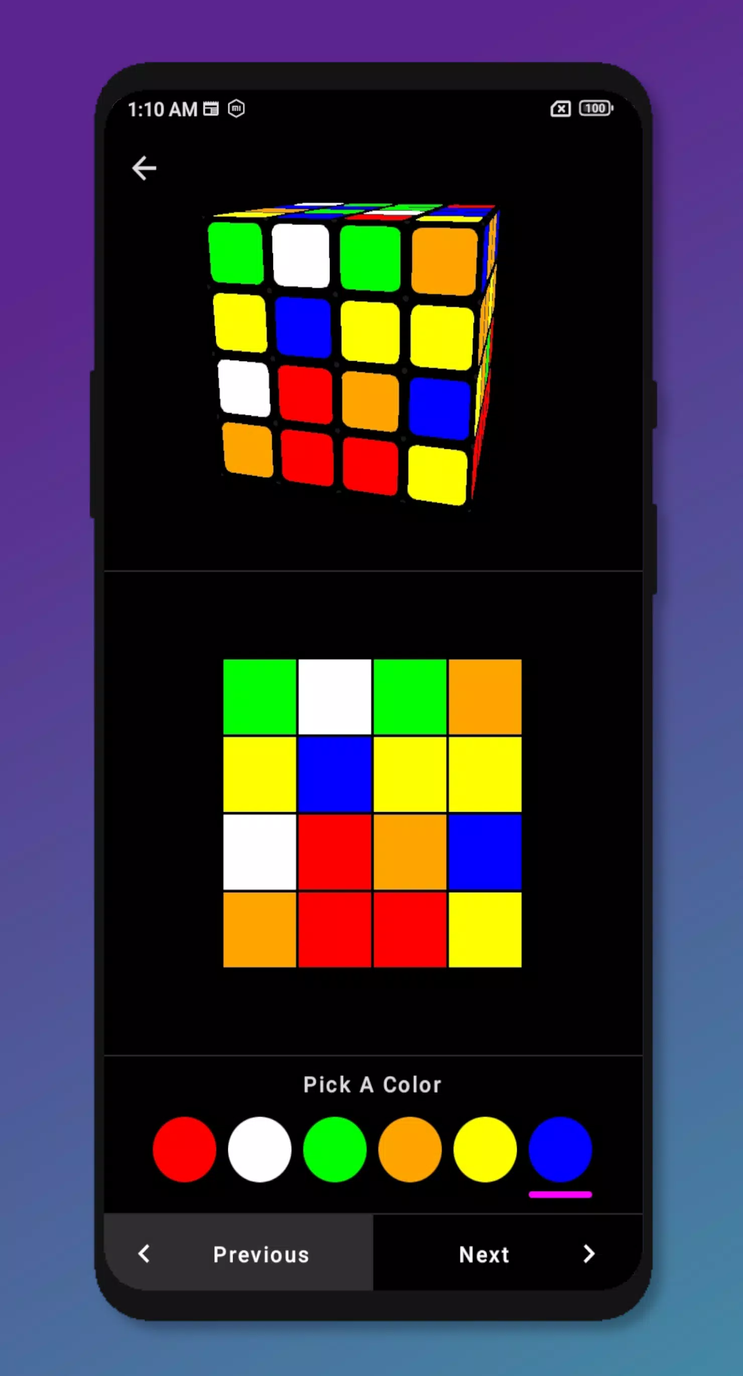 Rubik’s Cube Solver 4x4 스크린샷 3