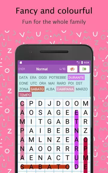 Word Search Italian dictionary スクリーンショット 2