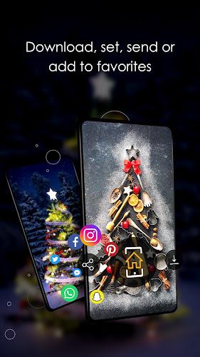 Christmas Wallpapers 4K ဖန်သားပြင်ဓာတ်ပုံ 2