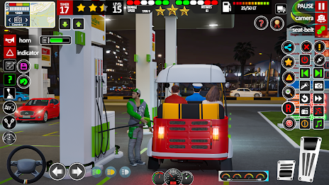 TukTuk Rickshaw Driving Games Captura de pantalla 1