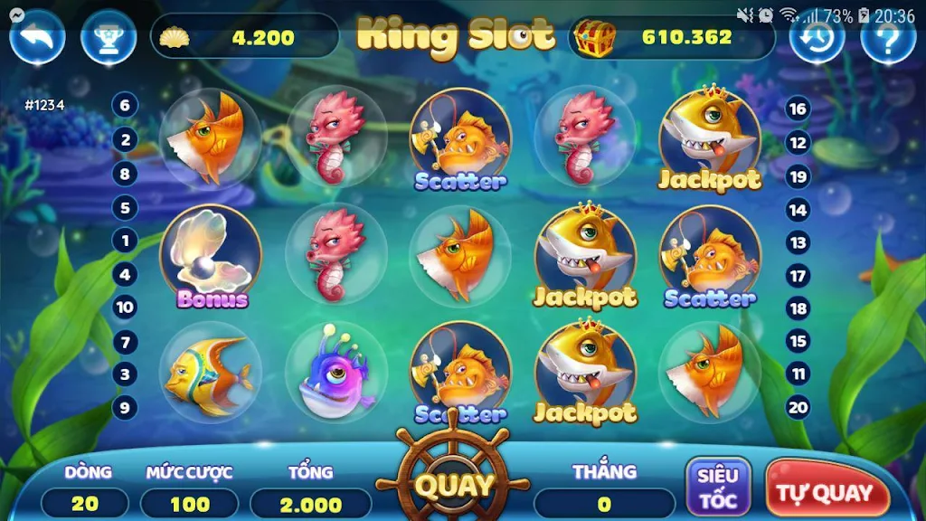 Thánh bắn cá ăn xu slots - bắn cá siêu thị Zrzut ekranu 1