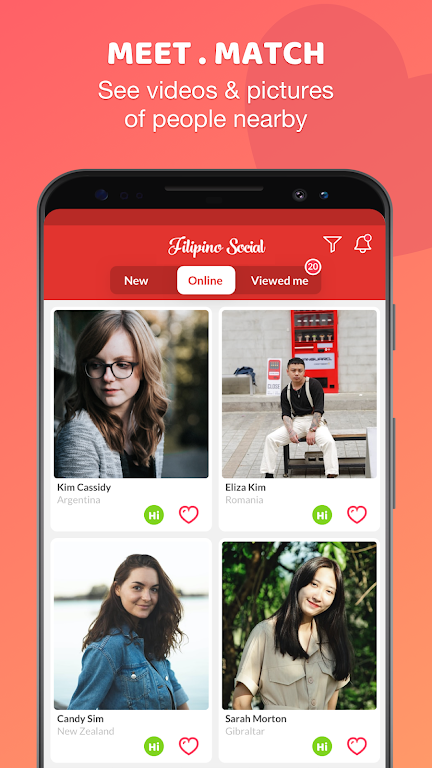 Filipino Social: Dating & Chat Captura de pantalla 0