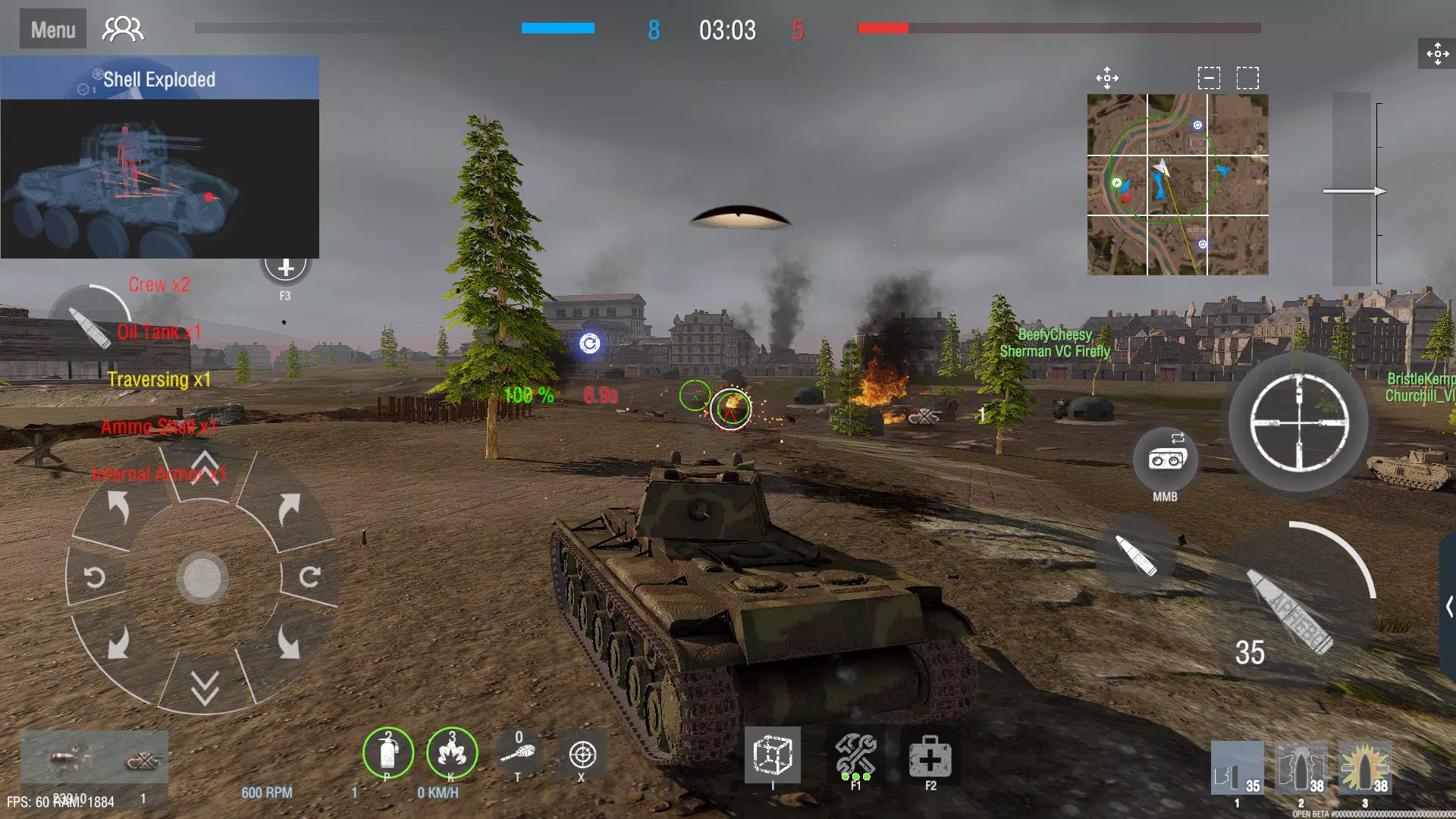 Panzer War ภาพหน้าจอ 0