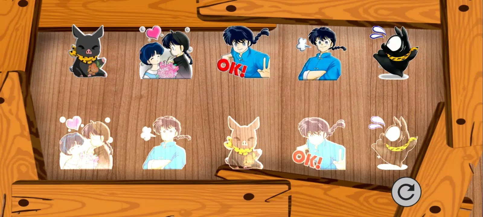 Baby Anime, Sliding Puzzle Captura de pantalla 3