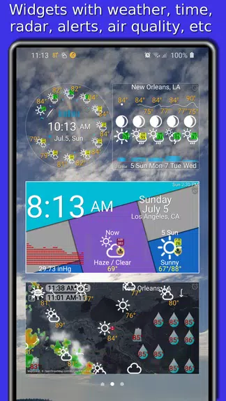 Weather app - eWeather HDF 스크린샷 1