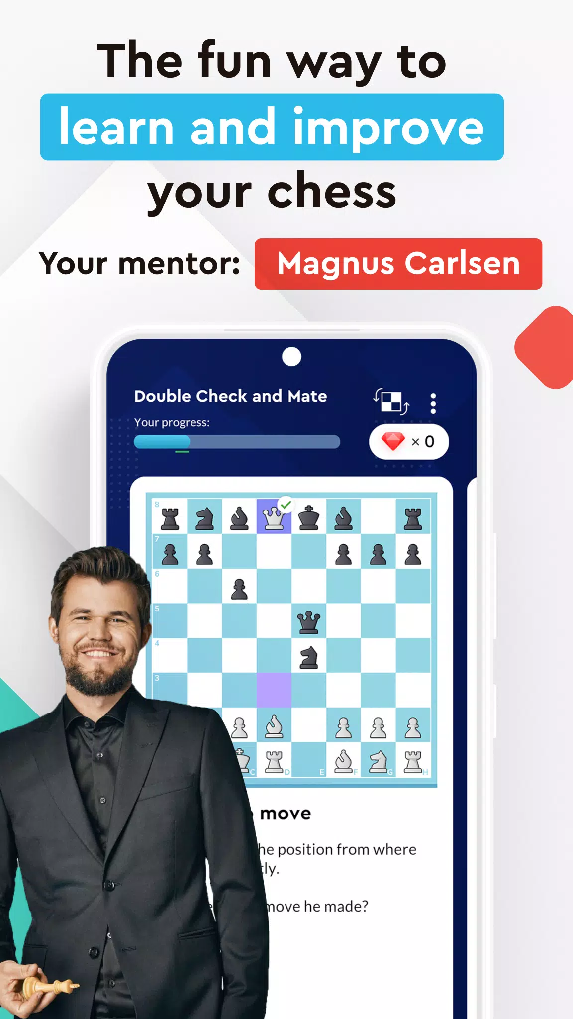 Play Magnus - Chess Academy Ảnh chụp màn hình 0