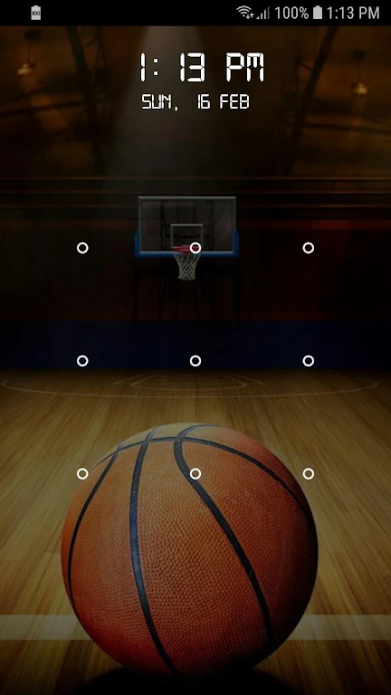 Basketball Screen Lock Pattern ဖန်သားပြင်ဓာတ်ပုံ 1