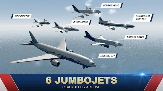 Jumbo Jet Flight Simulator Скриншот 1