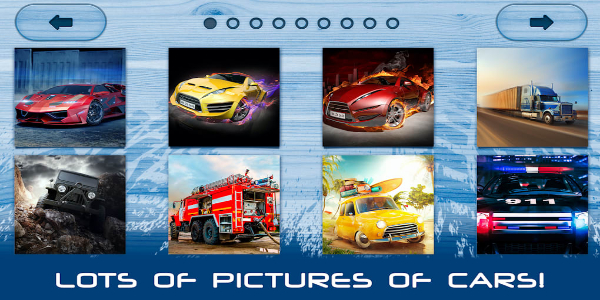 Cars Puzzles Game for boys 스크린샷 0