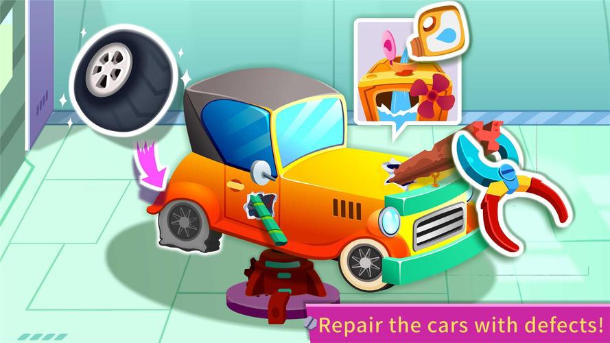 Little Panda's Car Repair Ekran Görüntüsü 1