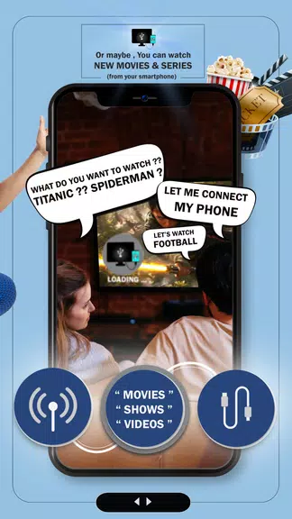 USB Connector Phone to TV ဖန်သားပြင်ဓာတ်ပုံ 0