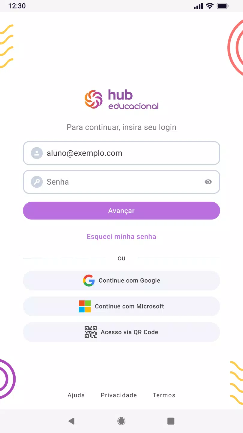 Hub Educacional Tangkapan skrin 0
