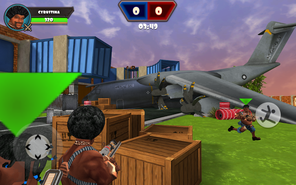 Airport Clash 3D - Minigun Sho Ekran Görüntüsü 1