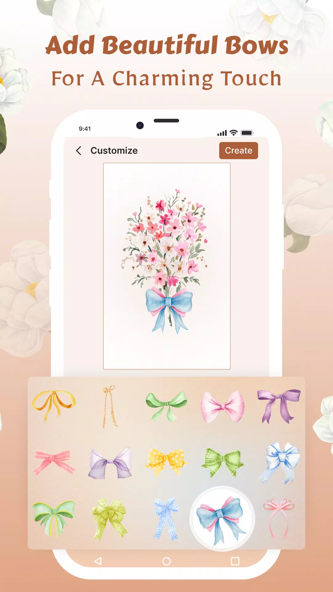 Flower Language Wallpaper DIY Captura de tela 2