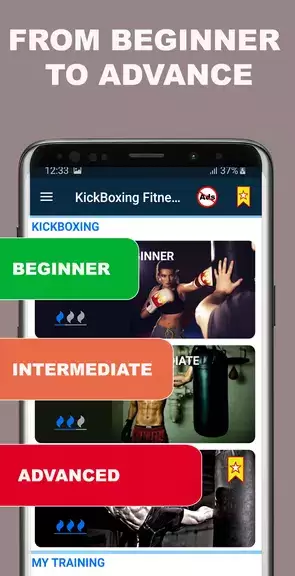 Kickboxing fitness Trainer Captura de pantalla 2