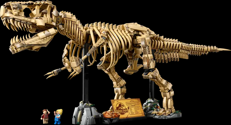 Kami Membina Fosil Dinosaur Lego: Tyrannosaurus Rex, model rangka yang paling mengagumkan dalam 68 juta tahun