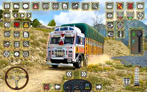 Offroad Cargo Truck Driving 3D Captura de tela 1