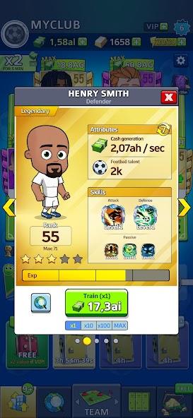 Idle Soccer Story - Tycoon RPG Mod স্ক্রিনশট 3