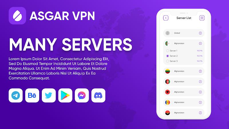 Asgar VPN ภาพหน้าจอ 3