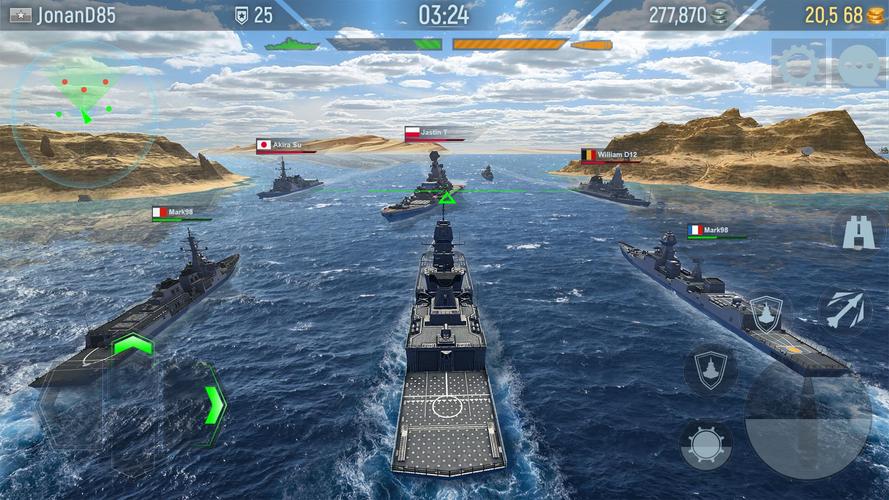 Naval Armada: Modern Warship Screenshot 1