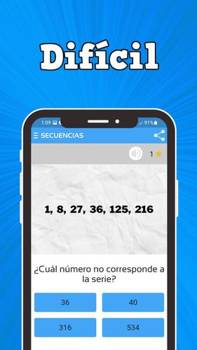 Secuencias numéricas ภาพหน้าจอ 2