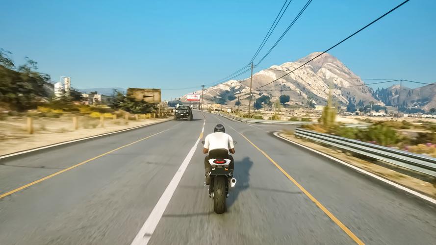 Highway Bike Traffic Racer 3D Captura de pantalla 1