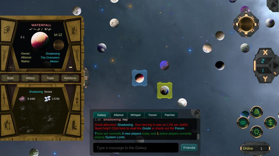 Schermata System Lords 2