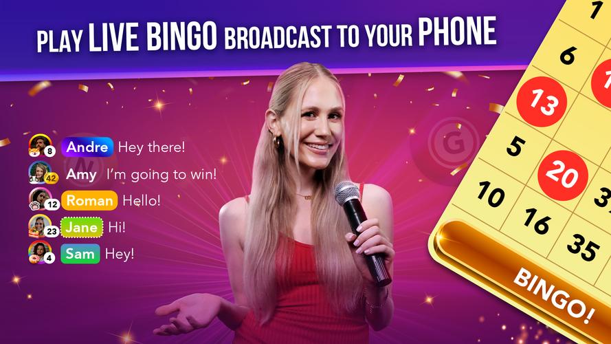 Live Play Bingo Ảnh chụp màn hình 0