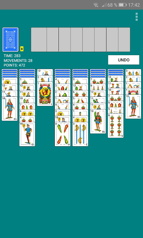 Spanish Spider Solitaire Скриншот 1