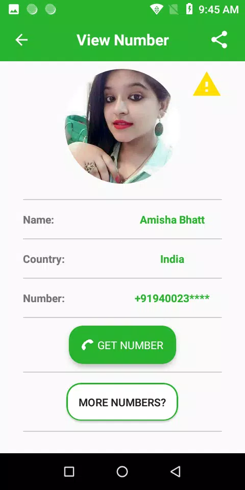 Girls Phone Number for Chat Captura de pantalla 3