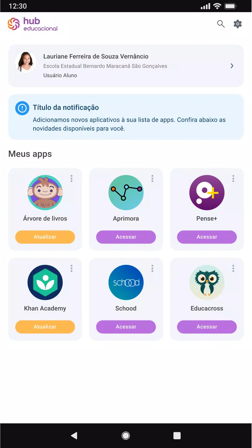 Hub Educacional Tangkapan skrin 2