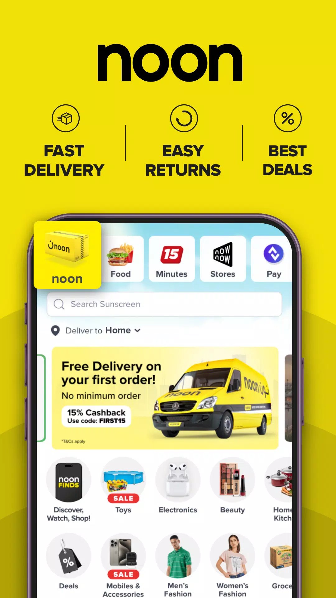 noon Shopping, Food, Grocery应用截图第0张