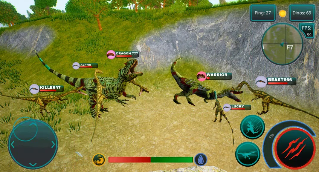 The Cursed Dinosaur Isle: Game スクリーンショット 0
