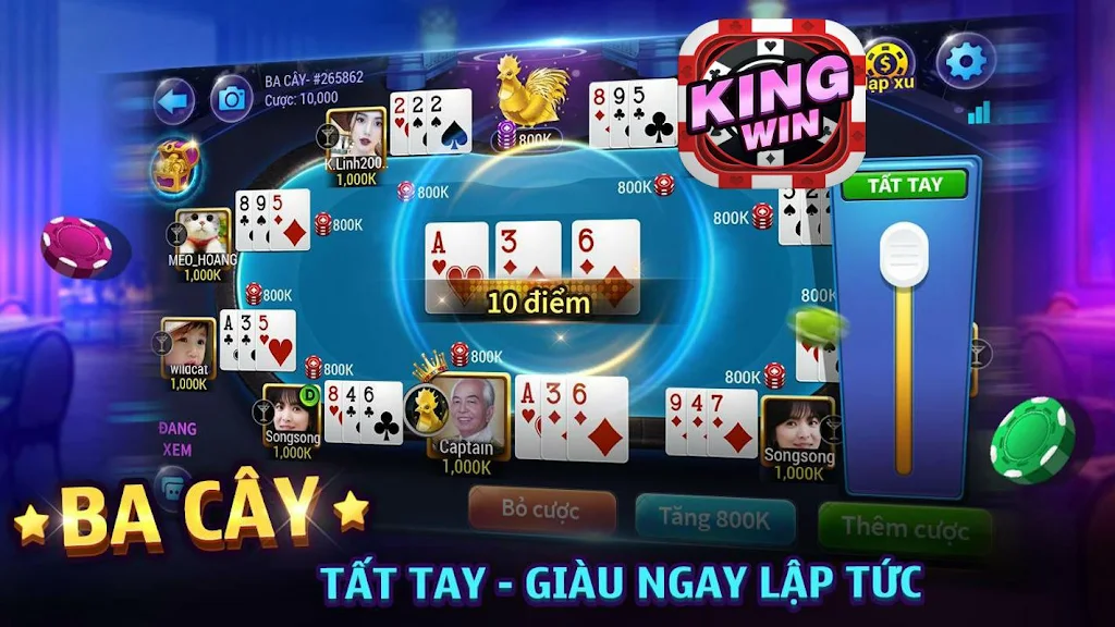 Game danh bai doi thuong King Win应用截图第1张