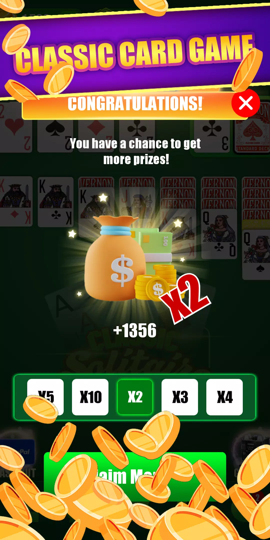 Funny Solitaire-Card Game 스크린샷 1