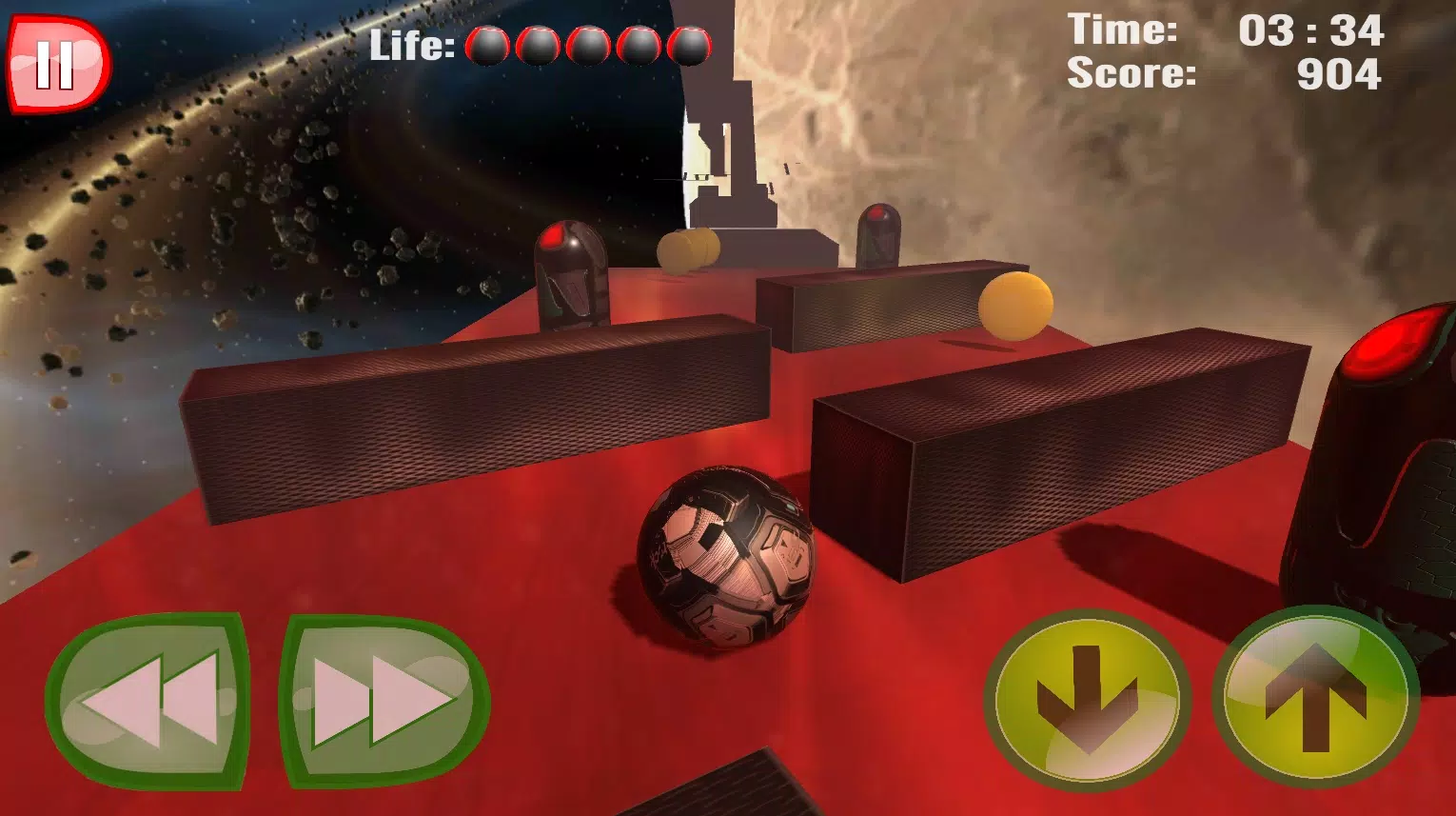 Space Ball: Balance Game ဖန်သားပြင်ဓာတ်ပုံ 0