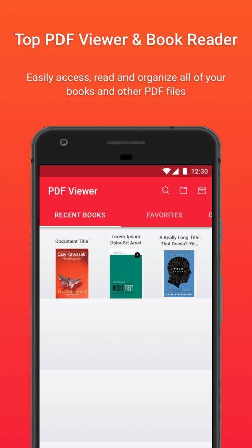 PDF Viewer & Book Reader Tangkapan skrin 0