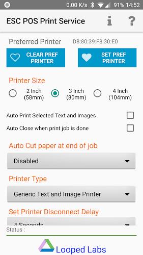 ESCPOS Bluetooth Print Service Captura de pantalla 0